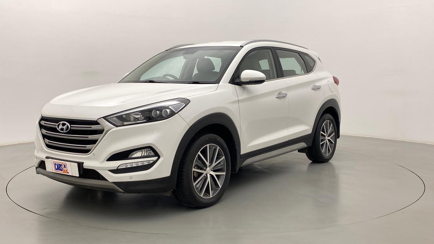 2017 Hyundai Tucson GLS 4WD AT DIESEL, Diesel, Automatic, 70,087 km, Left Front Diagonal