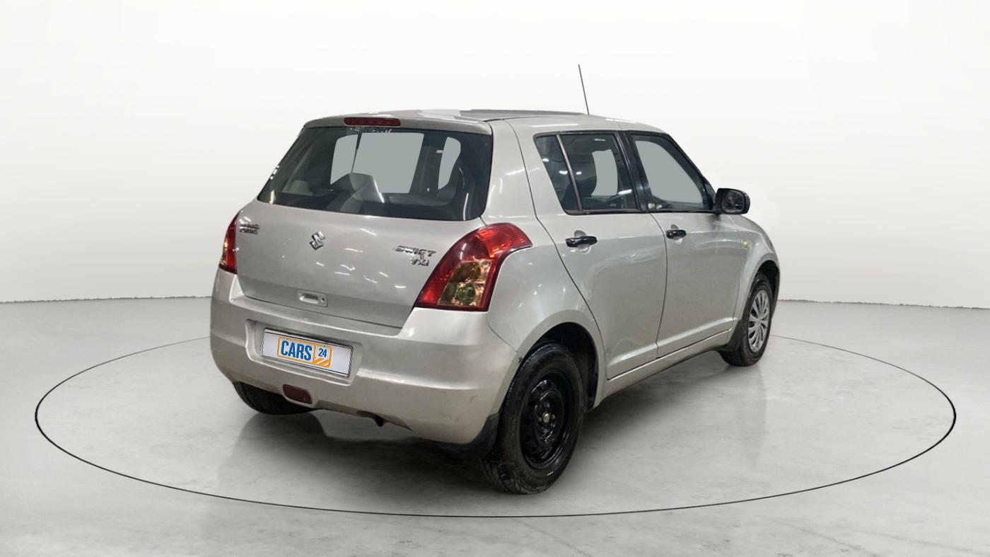 2010 Maruti Swift VXI, Petrol, Manual, 83,036 km, Right Back Diagonal