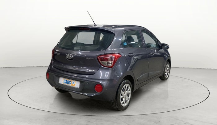 2019 Hyundai Grand i10 SPORTZ 1.2 KAPPA VTVT, Petrol, Manual, 15,100 km, Right Back Diagonal