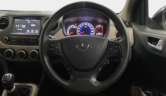 2019 Hyundai Grand i10 SPORTZ 1.2 KAPPA VTVT, Petrol, Manual, 15,100 km, Steering Wheel Close Up