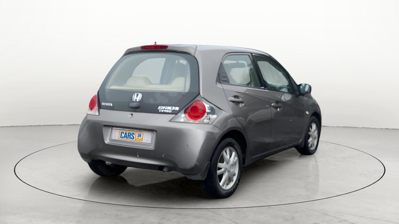 2012 Honda Brio V MT, Petrol, Manual, 42,375 km, Right Back Diagonal