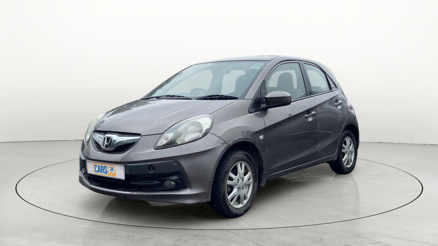 2012 Honda Brio V MT, Petrol, Manual, 42,375 km, Left Front Diagonal