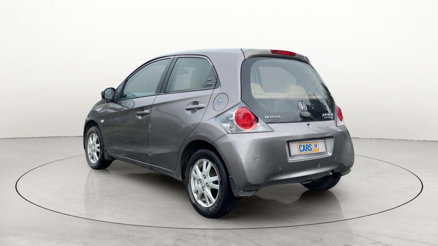 2012 Honda Brio V MT, Petrol, Manual, 42,375 km, Left Back Diagonal