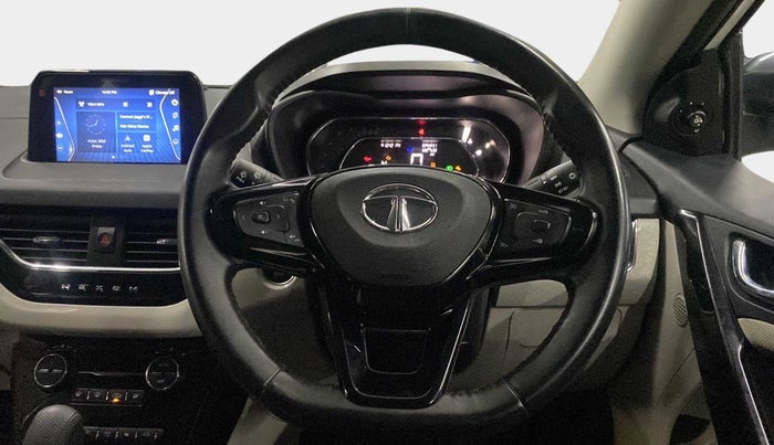2022 Tata NEXON XZA PLUS (O) DIESEL, Diesel, Automatic, 33,065 km, Steering Wheel Close Up