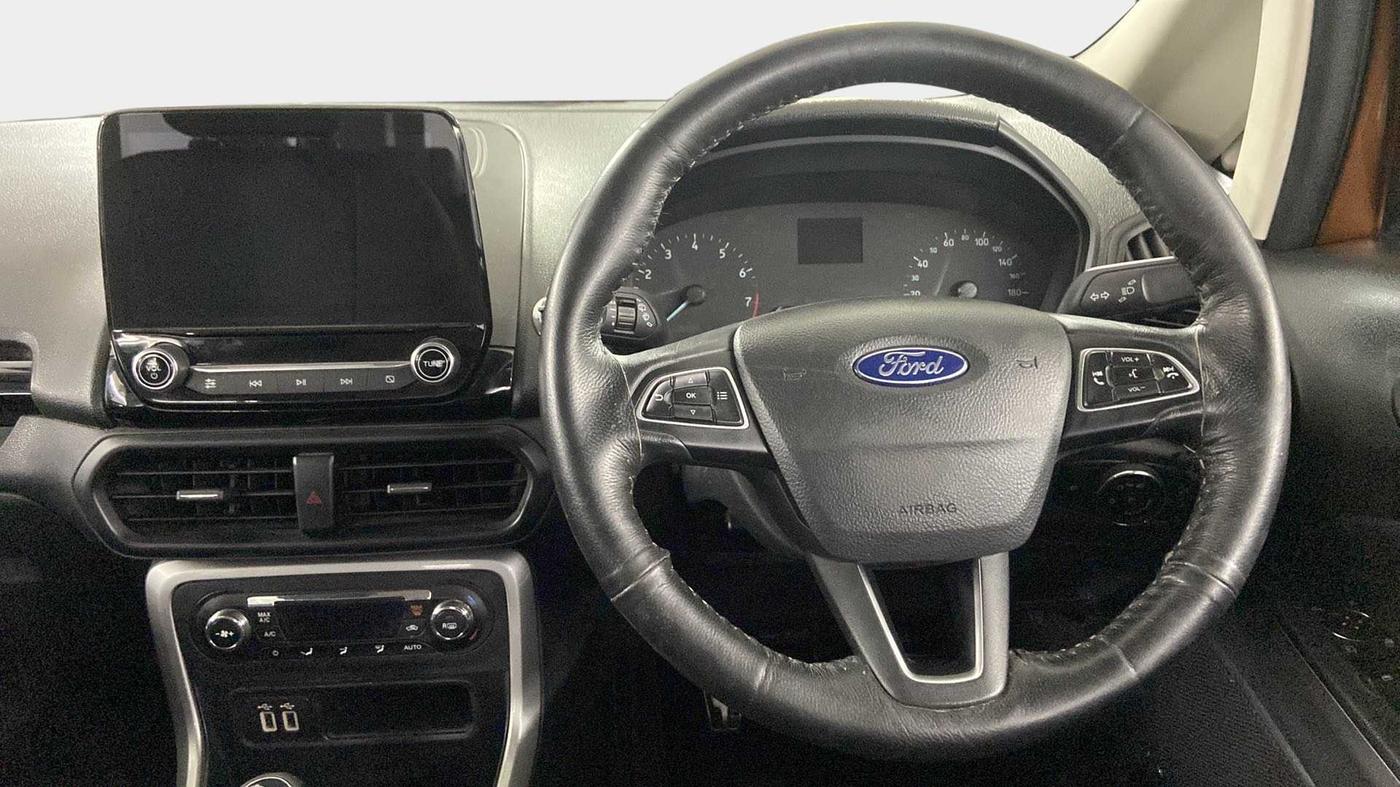 2018 Ford Ecosport TITANIUM 1.5L PETROL, Petrol, Manual, 51,323 km, Steering Wheel Close Up