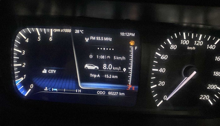 2021 Tata ALTROZ XZ DIESEL, Diesel, Manual, 60,526 km, Odometer Image