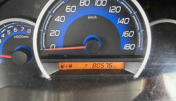 2017 Maruti Wagon R 1.0 VXI, CNG, Manual, 80,567 km, Odometer Image