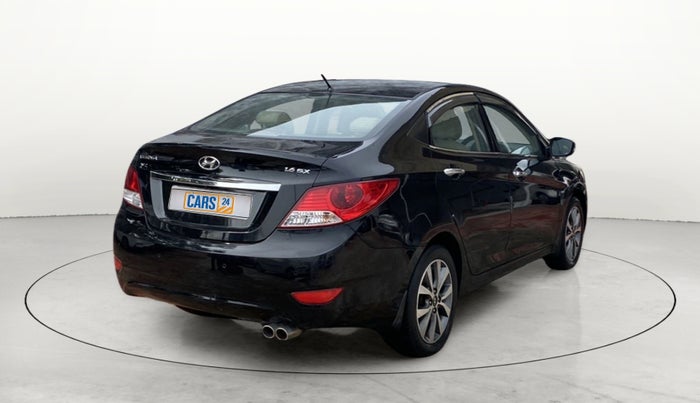 2013 Hyundai Verna FLUIDIC 1.6 VTVT SX OPT, Petrol, Manual, 50,908 km, Right Back Diagonal