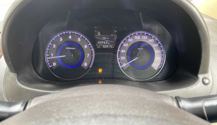 2013 Hyundai Verna FLUIDIC 1.6 VTVT SX OPT, Petrol, Manual, 50,908 km, Odometer Image