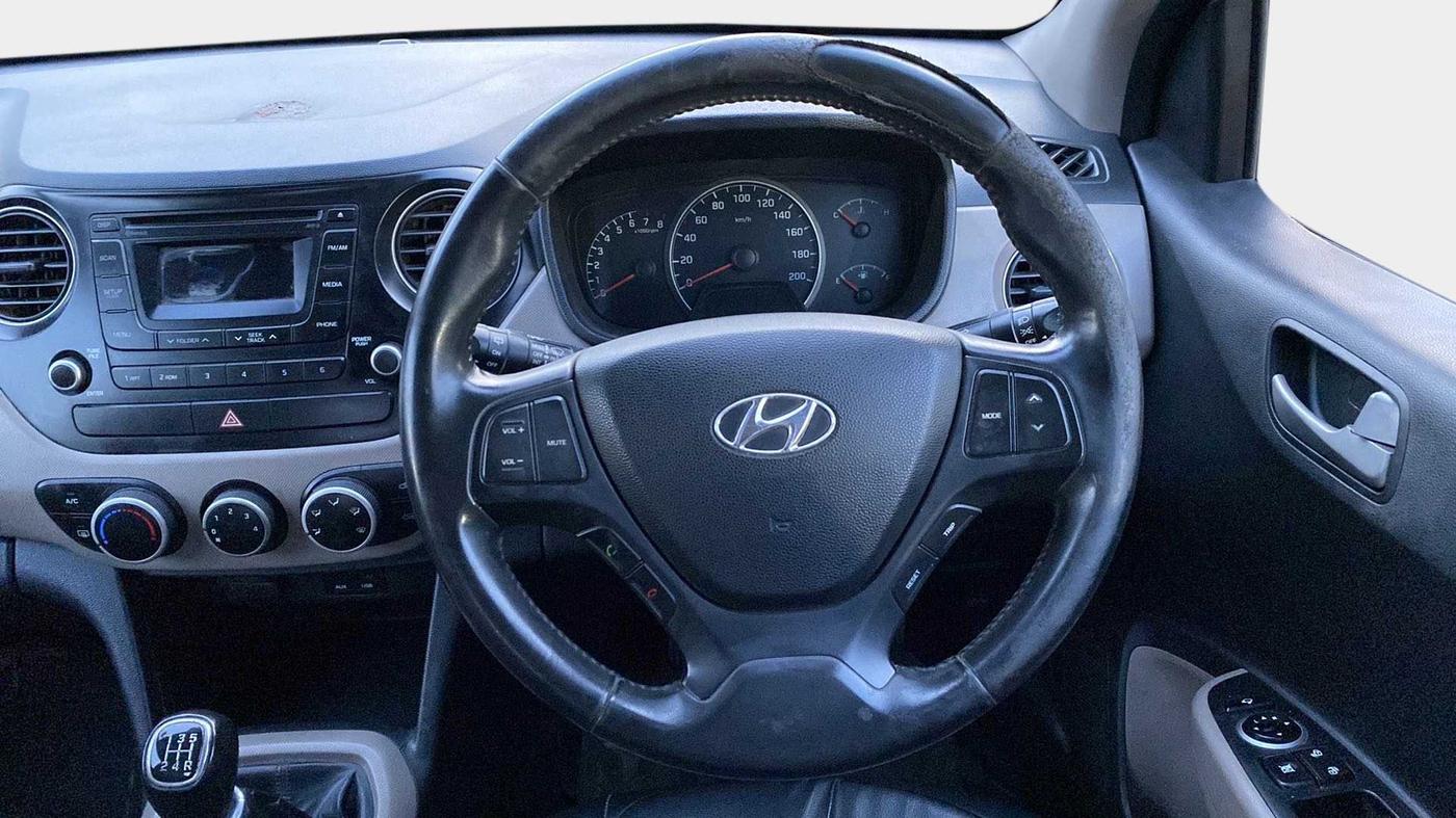 2015 Hyundai Grand i10 ASTA 1.2 KAPPA VTVT, Petrol, Manual, 63,179 km, Steering Wheel Close Up