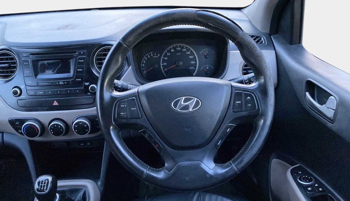 2015 Hyundai Grand i10 ASTA 1.2 KAPPA VTVT, Petrol, Manual, 63,179 km, Steering Wheel Close Up