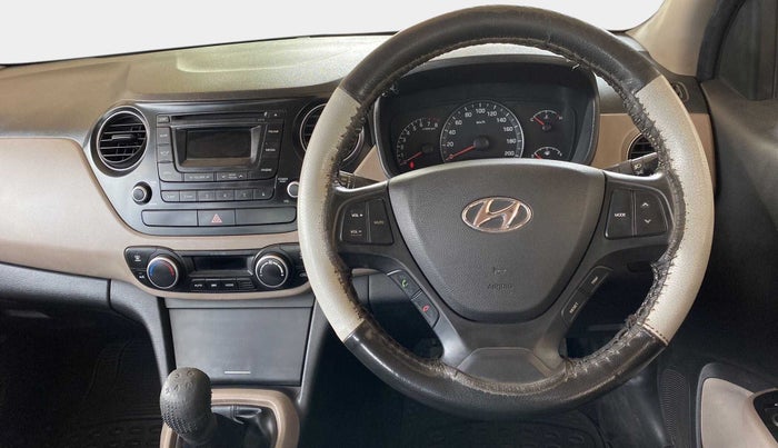 2014 Hyundai Xcent SX 1.2 (O), Petrol, Manual, 65,808 km, Steering Wheel Close Up
