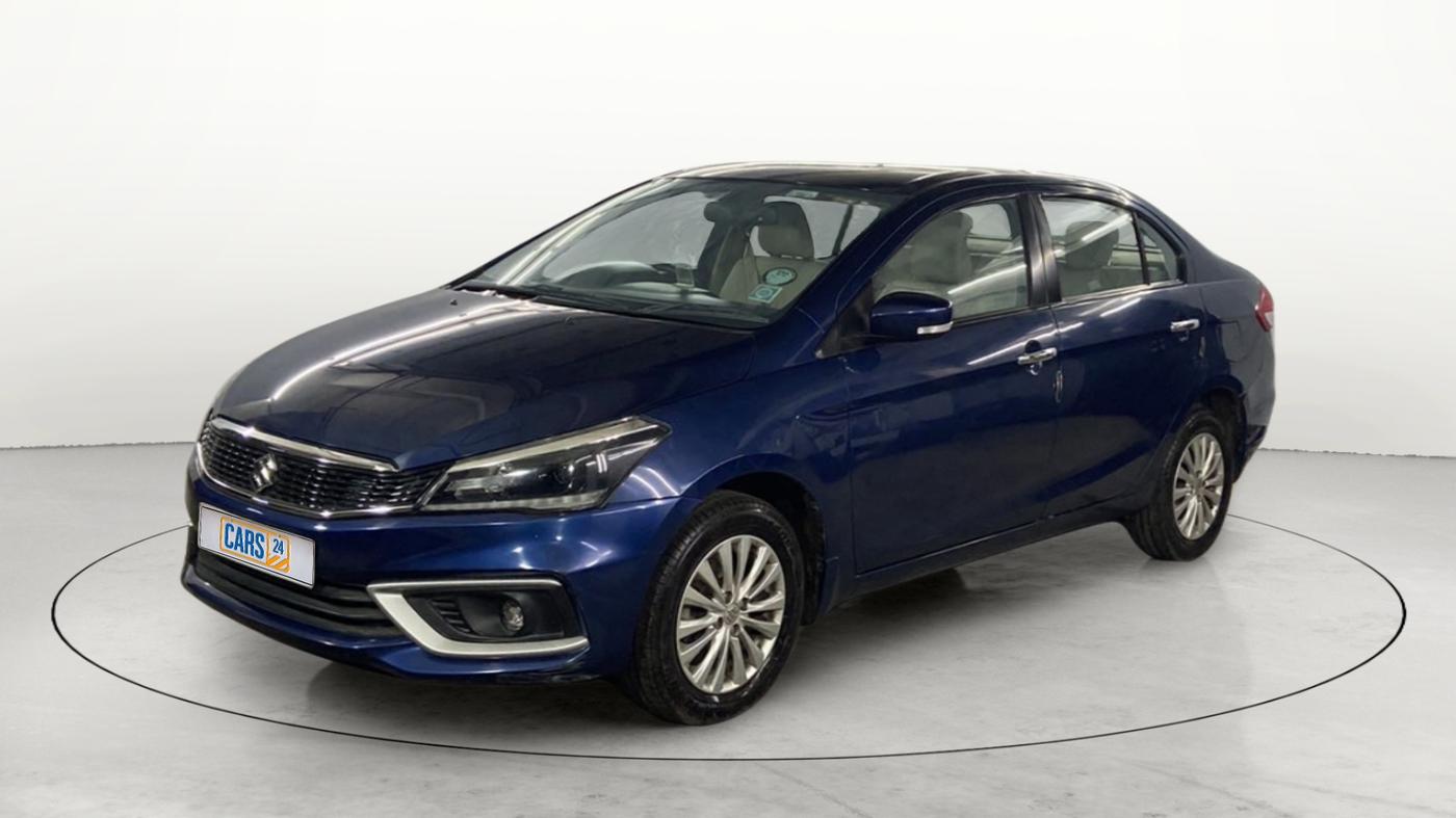 2018 Maruti Ciaz ZETA AT 1.5  SHVS PETROL, Petrol, Automatic, 68,100 km, Left Front Diagonal