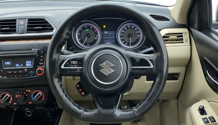 2018 Maruti Dzire VXI, Petrol, Manual, 53,297 km, Steering Wheel Close Up