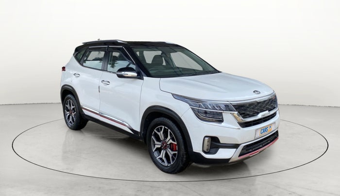 2019 KIA SELTOS GTX 1.4 PETROL, Petrol, Manual, 1,24,840 km, Right Front Diagonal