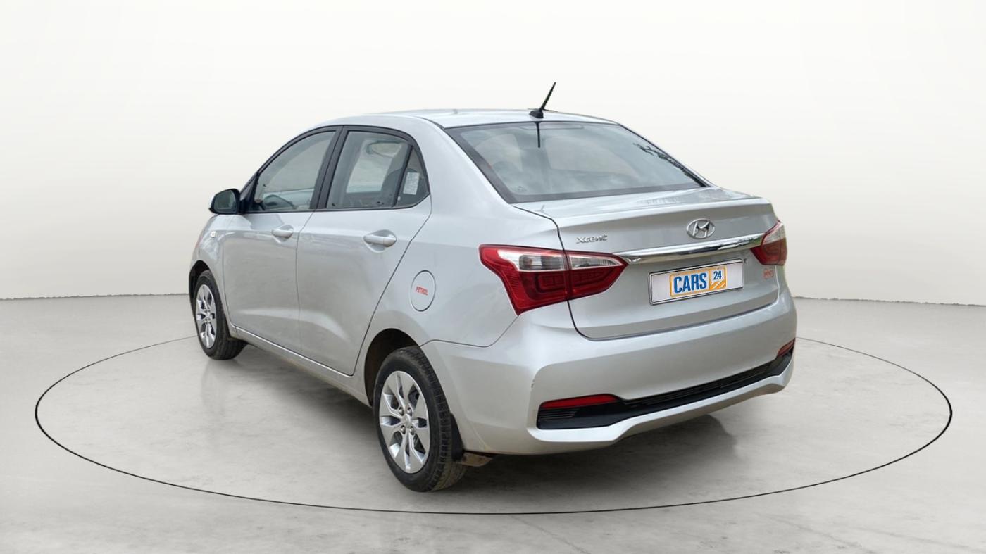 2018 Hyundai Xcent E+, Petrol, Manual, 56,674 km, Left Back Diagonal