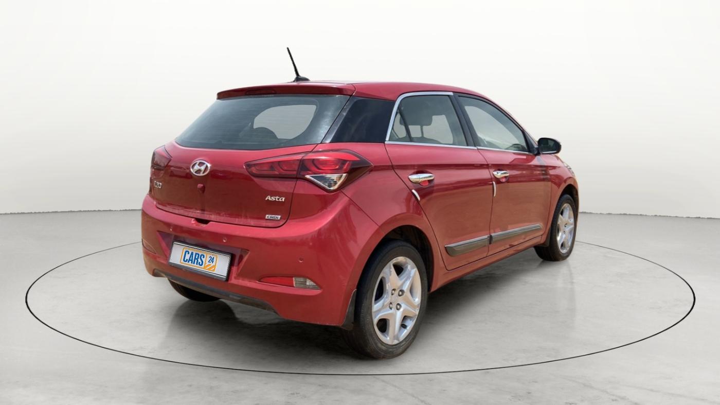 2017 Hyundai Elite i20 ASTA 1.4 CRDI, Diesel, Manual, 79,442 km, Right Back Diagonal
