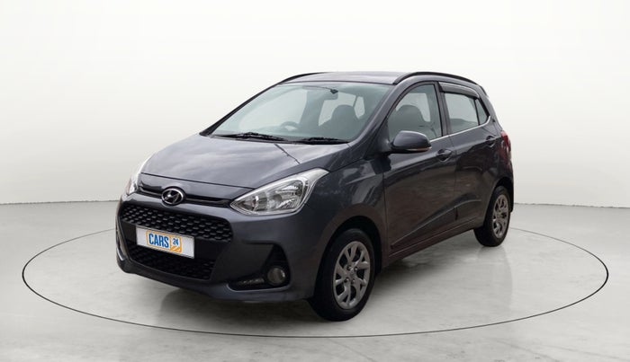 2019 Hyundai Grand i10 SPORTZ 1.2 KAPPA VTVT, Petrol, Manual, 23,834 km, Left Front Diagonal