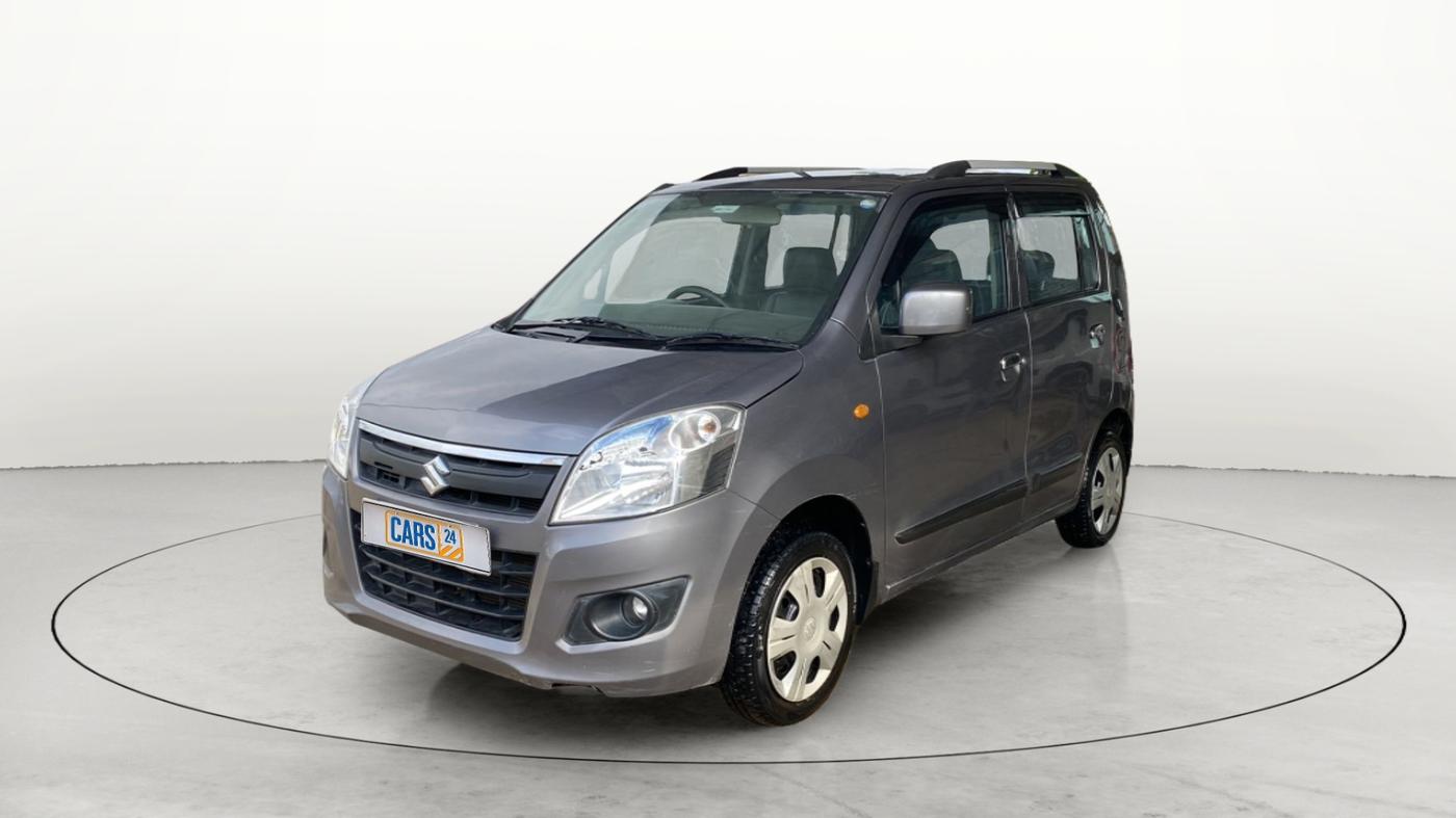 2018 Maruti Wagon R 1.0 VXI, Petrol, Manual, 73,317 km, Left Front Diagonal