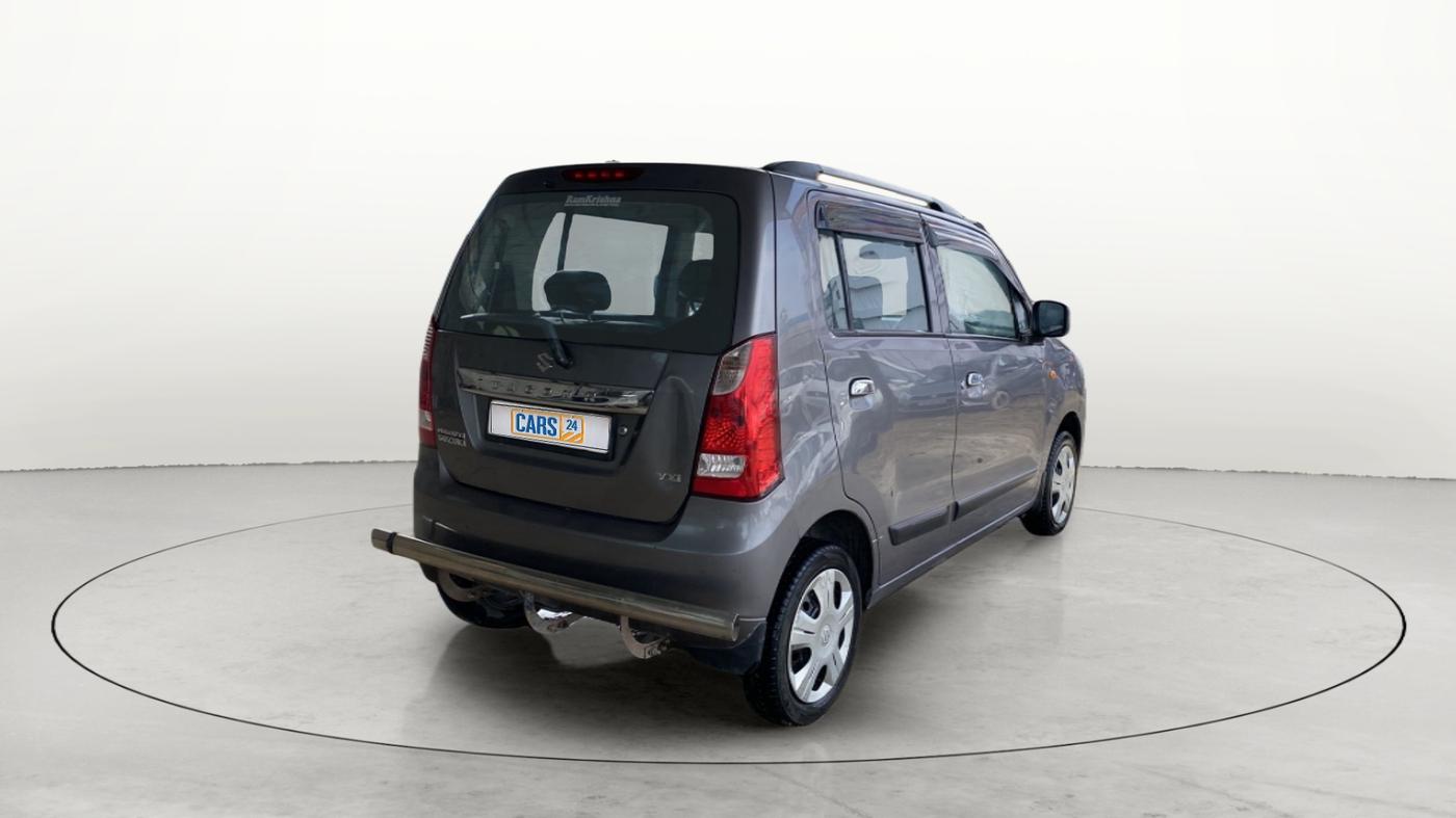 2018 Maruti Wagon R 1.0 VXI, Petrol, Manual, 73,317 km, Right Back Diagonal