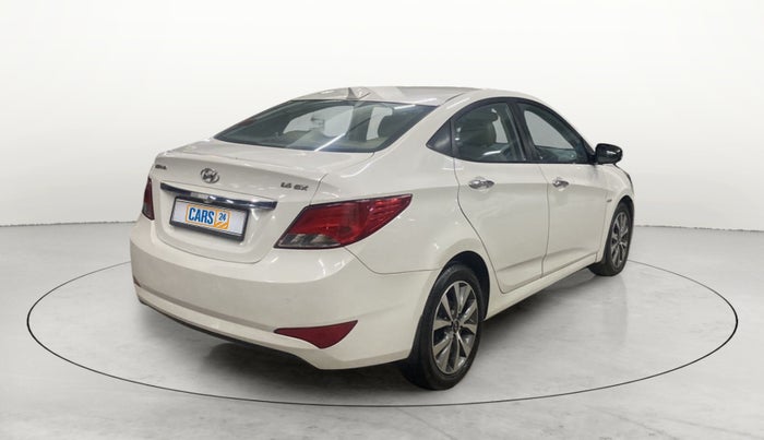 2016 Hyundai Verna 1.6 CRDI SX (O), Diesel, Manual, 80,001 km, Right Back Diagonal