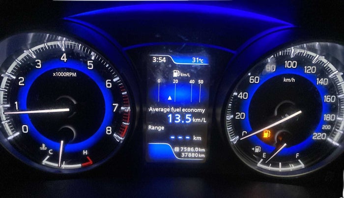 2019 Maruti Baleno ZETA PETROL 1.2, Petrol, Manual, 37,849 km, Odometer Image