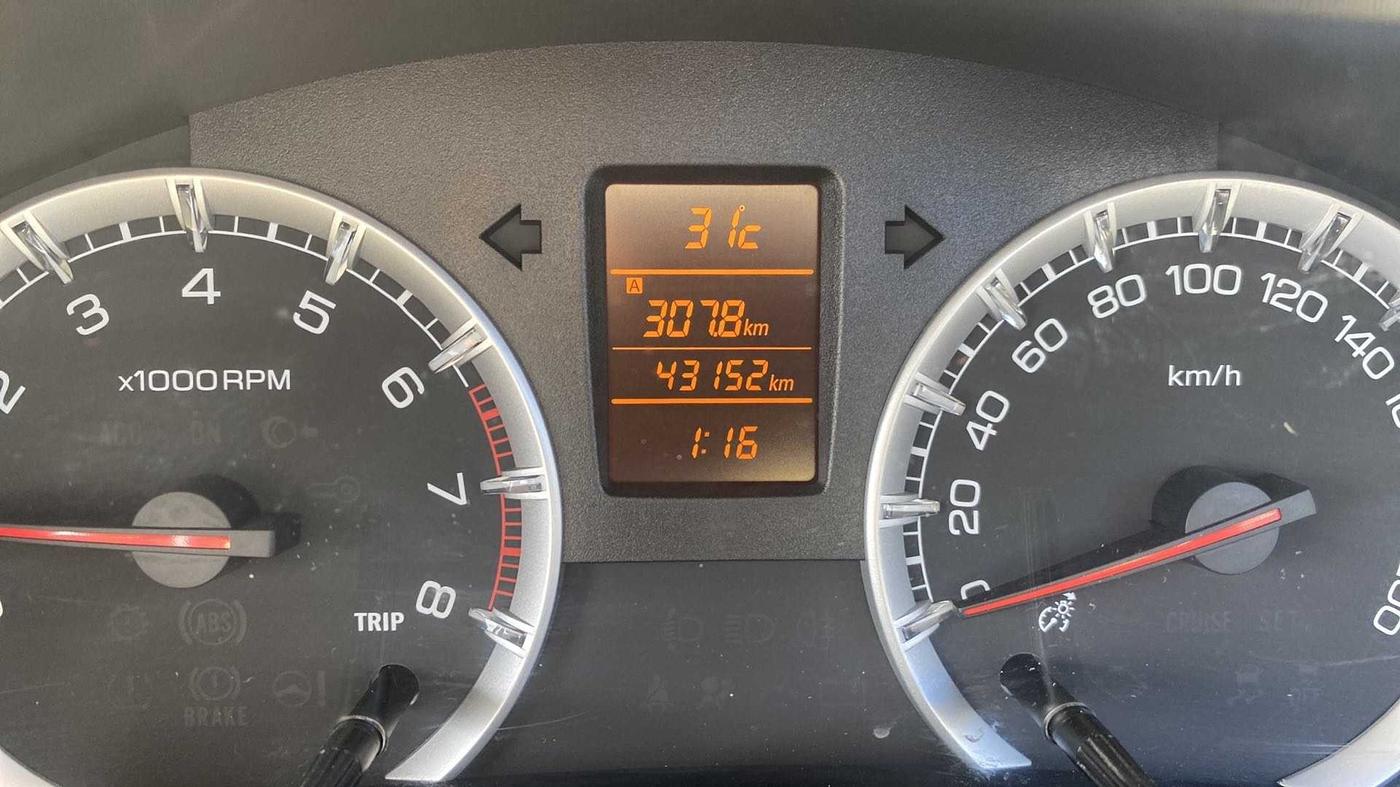 2014 Maruti Ertiga ZXI, Petrol, Manual, 43,125 km, Odometer Image