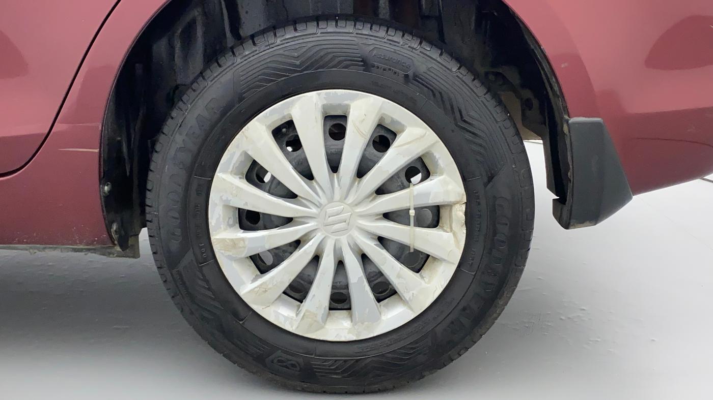 2017 Maruti Swift Dzire VXI, Petrol, Manual, 1,19,975 km, Left Rear Wheel