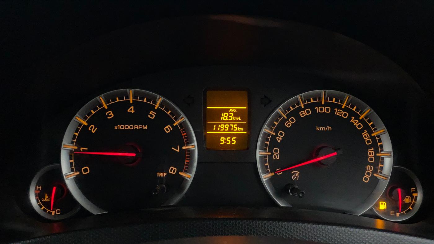 2017 Maruti Swift Dzire VXI, Petrol, Manual, 1,19,975 km, Odometer Image