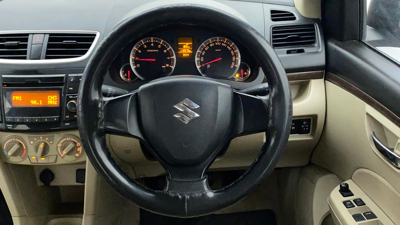 2017 Maruti Swift Dzire VXI, Petrol, Manual, 1,19,975 km, Steering Wheel Close Up