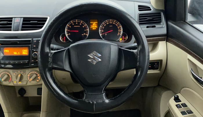 2017 Maruti Swift Dzire VXI, Petrol, Manual, 1,19,975 km, Steering Wheel Close Up