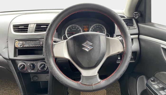 2012 Maruti Swift VXI, Petrol, Manual, 1,00,685 km, Steering Wheel Close Up