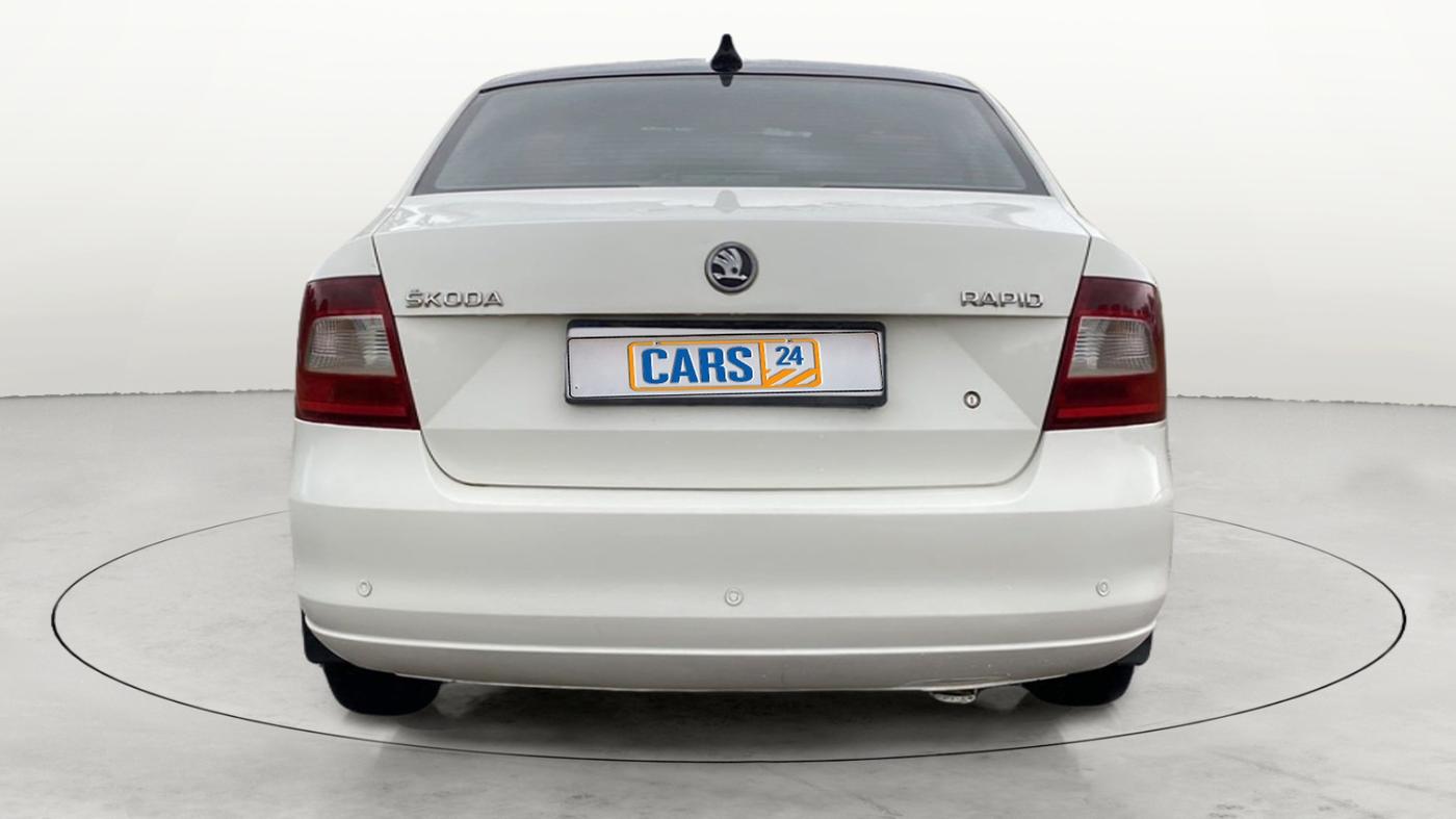 2015 Skoda Rapid 1.5 TDI CR ELEGANCE PLUS AT, Diesel, Automatic, 80,848 km, Back/Rear