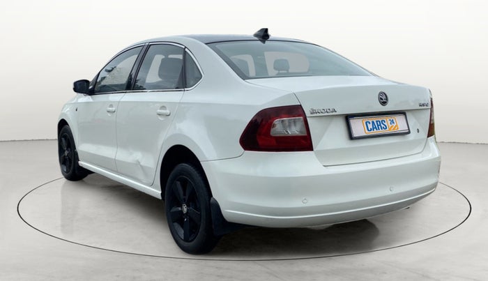 2015 Skoda Rapid 1.5 TDI CR ELEGANCE PLUS AT, Diesel, Automatic, 80,848 km, Left Back Diagonal
