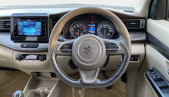 2022 Maruti Ertiga ZXI+ SHVS, Petrol, Manual, 17,627 km, Steering Wheel Close Up
