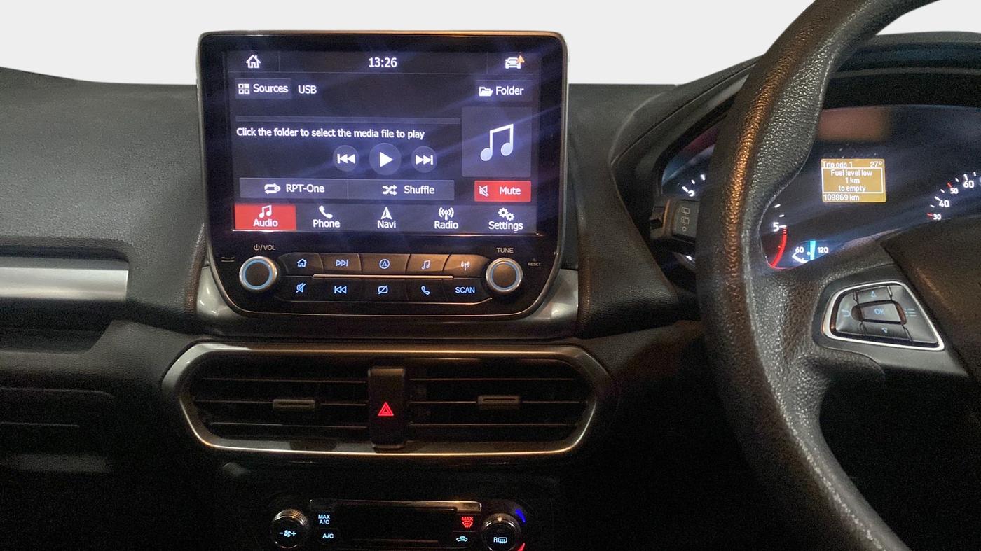 2018 Ford Ecosport TREND 1.5L DIESEL, Diesel, Manual, 1,09,852 km, Air Conditioner