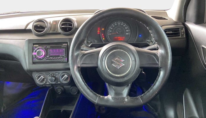 2018 Maruti Swift LXI, Petrol, Manual, 93,535 km, Steering Wheel Close Up
