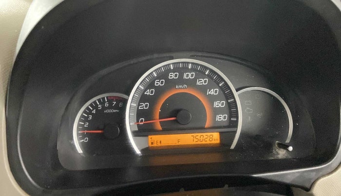 2016 Maruti Wagon R 1.0 VXI, Petrol, Manual, 75,027 km, Odometer Image