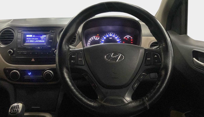 2014 Hyundai Xcent SX 1.2 (O), Petrol, Manual, 71,427 km, Steering Wheel Close Up