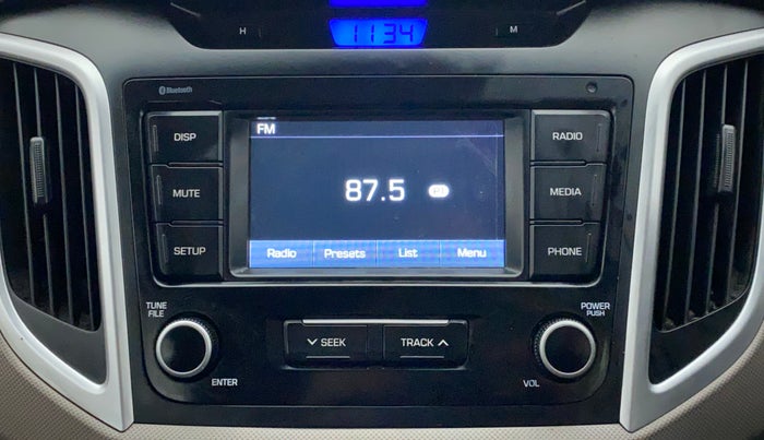 2018 Hyundai Creta E PLUS 1.6 PETROL, Petrol, Manual, 39,084 km, Infotainment System