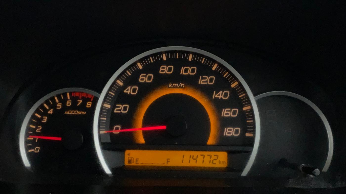 2014 Maruti Wagon R 1.0 VXI, Petrol, Manual, 1,14,840 km, Odometer Image