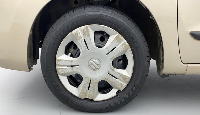 2014 Maruti Wagon R 1.0 VXI, Petrol, Manual, 1,14,840 km, Left Front Wheel