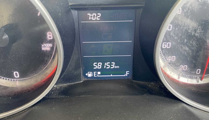 2019 Maruti Swift VXI, Petrol, Manual, 58,152 km, Odometer Image