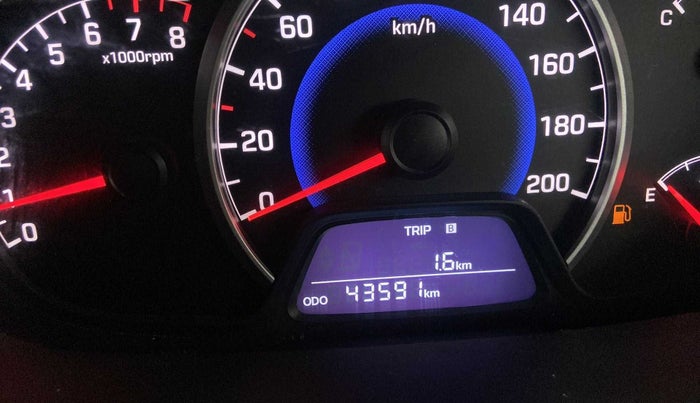 2016 Hyundai Grand i10 SPORTZ 1.2 KAPPA VTVT, Petrol, Manual, 43,589 km, Odometer Image