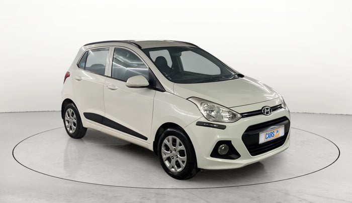2016 Hyundai Grand i10 SPORTZ 1.2 KAPPA VTVT, Petrol, Manual, 43,589 km, Right Front Diagonal