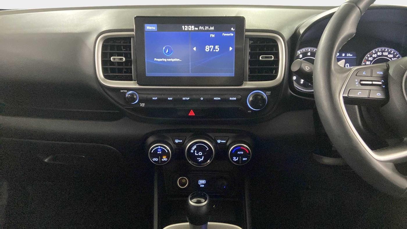 2021 Hyundai VENUE SX PLUS 1.0 TURBO DCT, Petrol, Automatic, 7,491 km, Air Conditioner