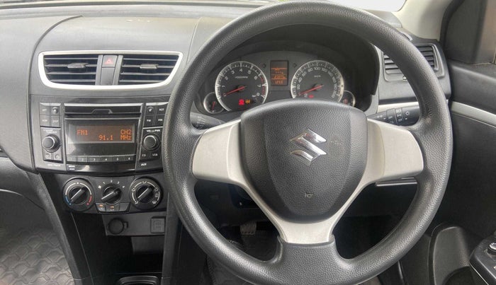 2014 Maruti Swift VXI, Petrol, Manual, 27,376 km, Steering Wheel Close Up