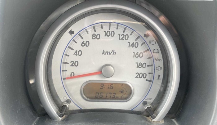 2010 Maruti Ritz VXI, Petrol, Manual, 86,168 km, Odometer Image