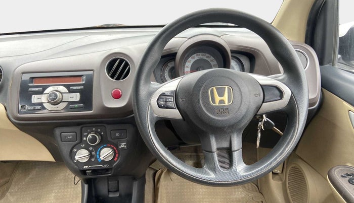 2012 Honda Brio S(O) MT, CNG, Manual, 88,786 km, Steering Wheel Close Up
