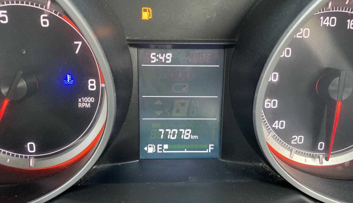 2019 Maruti Swift VXI, Petrol, Manual, 77,042 km, Odometer Image